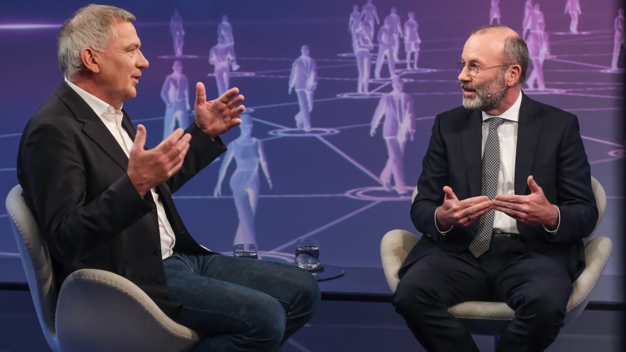 maischberger: Manfred Weber und Jan van Aken diskutieren über Migration, Ukraine-Krieg und die Brand
