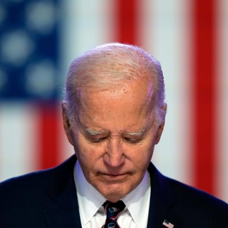 US-Präsident Joe Biden bei einer Rede im Januar 2024. (Archivbild)