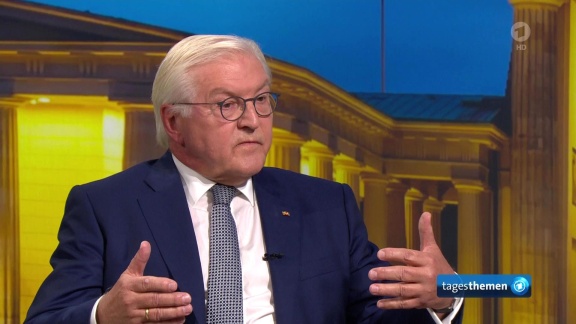 Tagesthemen - 'es Geht Um Das Gefühl, Gleichwertig Zu Sein', Bundespräsident Frank-walter Steinmeier Zum Tag Der Deutschen Einheit