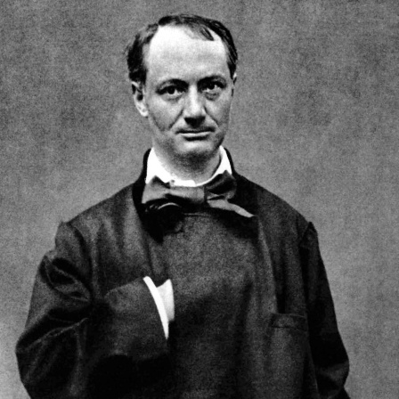 Zeitgenössische Fotografie von Charles Baudelaire (Archivbild)