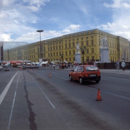 15.6.1993: Stadtschlossattrappe am Schlossplatz und Berliner Dom in Berlin-Mitte (Bild: imago images)