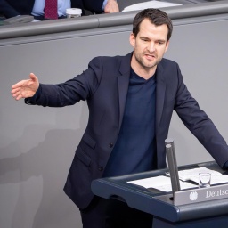Johannes Vogel (FDP) bei einer Rede im Bundestag (Archivbild)