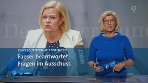 Tagesschau - Tagesschau 17:00 Uhr, 30.08.2024