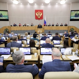 Sitzung der Duma Parlament Russland