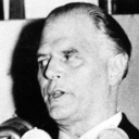 Der Dichter und Schriftsteller Fritz von Unruh während einer Festrede am 18. Mai 1948 in der Paulskirche in Frankfurt am Main