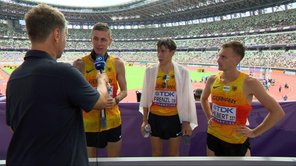 Sportschau Leichtathletik-wm 2025 - Deutsche Geher Nach Dem Finale Emotional - Die Stimmen