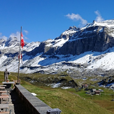 Die Sahli Glattalp - Berge am kältesten Ort der Schweiz