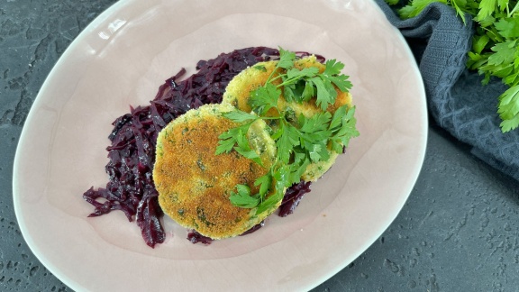 Ard-buffet - Rezept: Kartoffel-frikadellen Mit Rotkohl