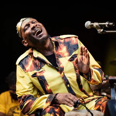 Der legendäre Reggae-Sänger, Musiker und Songwriter Jimmy Cliff 