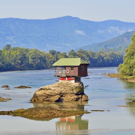 Haus am Fluss Drina, Bajina Basta, Serbien