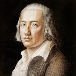 Porträt des deutschen Dichters Friedrich Hölderlin
