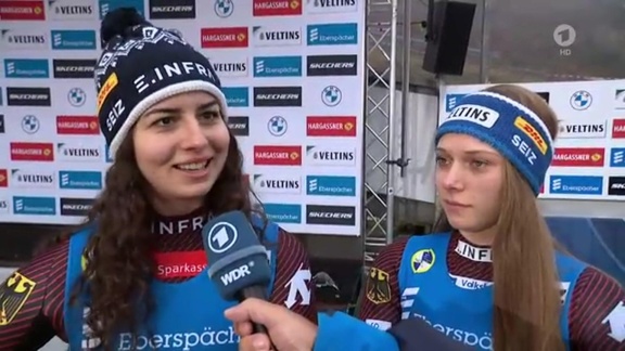 Sportschau Wintersport - Weltcup-siegerinnen Degenhardt/rosenthal Im Interview
