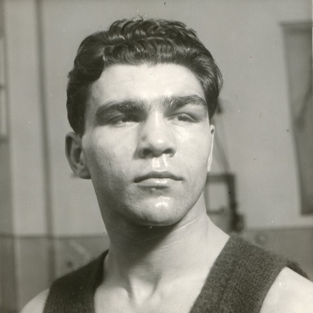 Porträtaufnahme des Boxers Max Schmeling (1905 - 2005), Foto um 1930