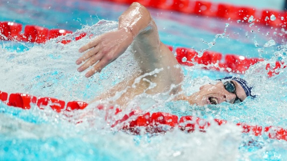 Sportschau Olympia 2024 - Schwimmen - Köhler Und Mertens In Ihren Vorläufen