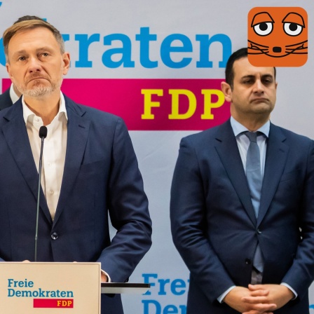 FDP-Spitze: Marco Buschmann, Christian Lindner und Bijan Djir-Sarai