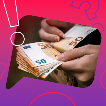 Portmonnaie mit Geldscheinen