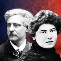 Paul Lafargue und seine Frau Laura Lafargue, die Tochter von Karl Marx.