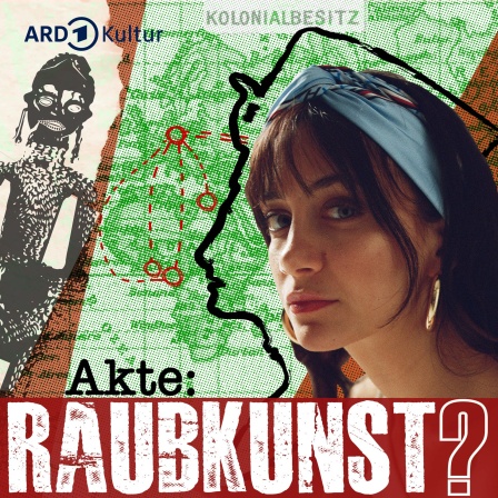 ARD-Kulturpodcast "Akte: Raubkunst?" -Moderatorin Helen Fares im Museum