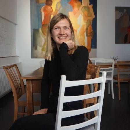 Katrin Scherer von der Raupe Immersatt, das Foodsharing-Café in Stuttgart