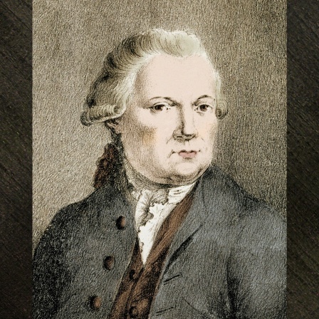 Portrait des tschechischen Komponisten Georg Anton Benda (1722-1795)