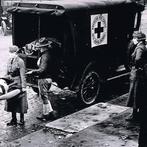 Das Rote Kreuz im Einsatz