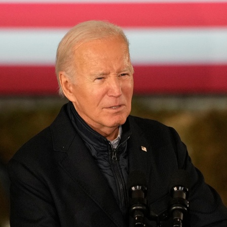 US-Präsident Joe Biden bei einer Rede.