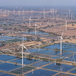 Windkraftanlage in China