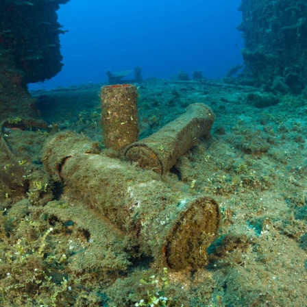 Munition aus dem 2. Weltkrieg auf dem Grund der Ostsee.