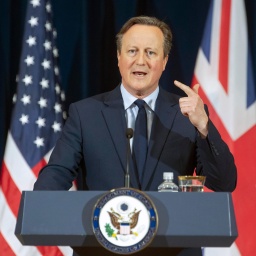 David Cameron bei Anthony Blinken in Washington