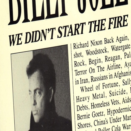 We Didn&#039;t Start The Fire - Billy Joel