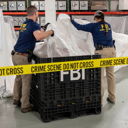 FBI-Agenten stellen dden Spionageballon sicher 