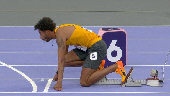 Sportschau Olympia 2024 - 200 M Sprint (m): Halbfinale Mit Joshua Hartmann