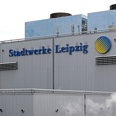 Das Gebäude der Gas- und Dampfturbinenanlage der Stadtwerke Leipzig