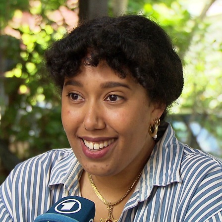 Candice Newton von den Democrats Abroad.