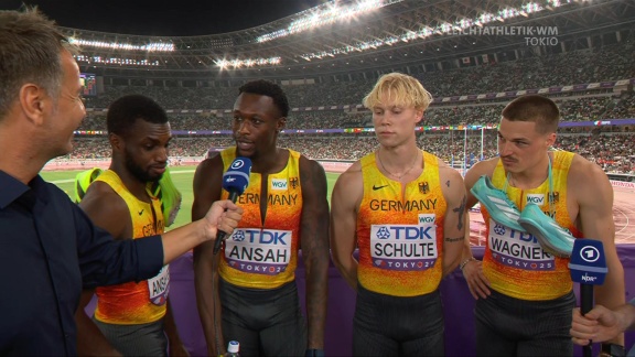 Sportschau Leichtathletik-wm 2025 - Die Deutsche 4x100 Meter Staffel Der Männer Im Interview