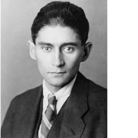 Franz Kafka in einer seiner letzten Aufnahmen, 1923
