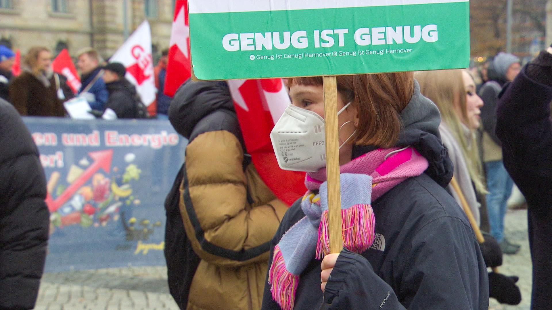 Hallo Niedersachsen: 'Genug ist genug': 200 Menschen demonstrieren in Hannover | ARD Mediathek