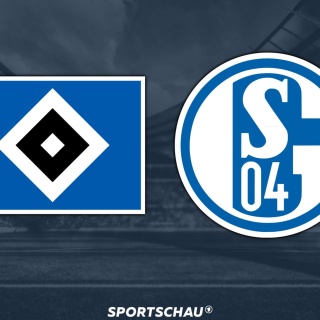 Logo Hamburger SV gegen FC Schalke 04