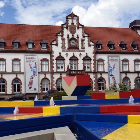 Frontansicht vom Kunstmuseum Mülheim an der Ruhr in der Alten Post (Archivbild von 2016)