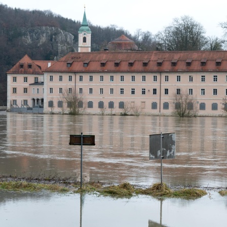 Kloster Weltenburg und das Hochwasser