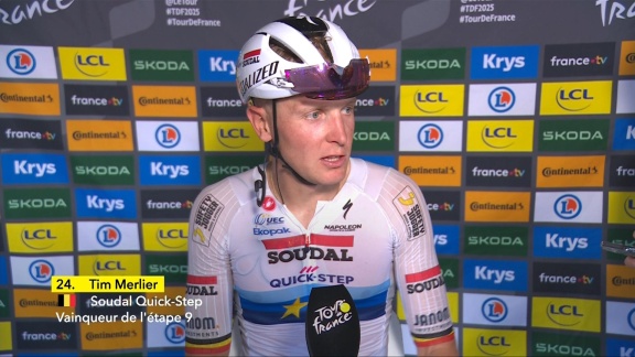 Sportschau Tour De France - 9. Etappe - Sieger Merlier Im Interview
