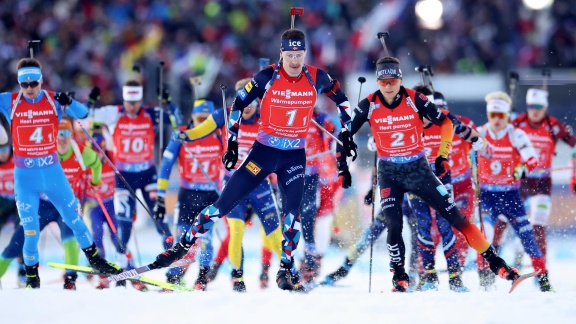Sportschau Wintersport - Biathlon-staffel Der Männer - Die Zusammenfassung