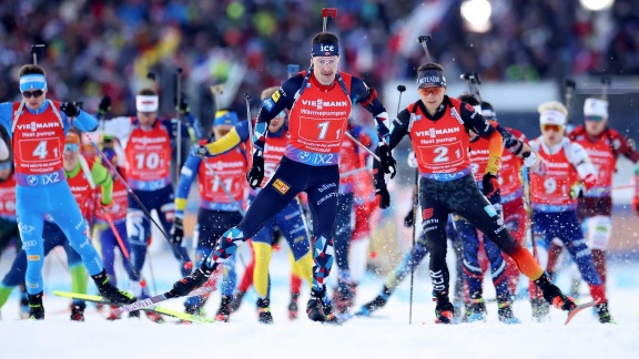 Sportschau Wintersport - Biathlon-staffel Der Männer - Die Zusammenfassung