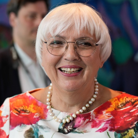 Die Kulturstaatsministerin Claudia Roth