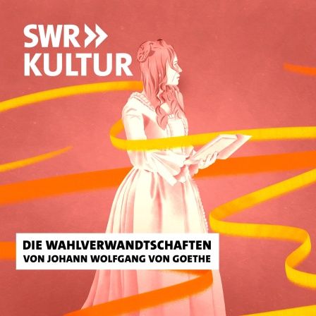 lesende Frau im edlen Kleid; Illustration zum SWR Kultur Hörbuch „Wahlverwandtschaften“ von J.W. Goethe