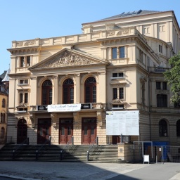 Blick auf das das Theater Altenburg-Gera