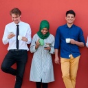 Eine diverese Gruppe von Menschen