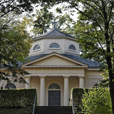 Fürstengruft, Goethe- und Schiller-Gräber, historischer Friedhof, Weimar, Thüringen