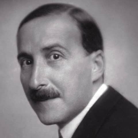 Der österreichische Schriftsteller Stefan Zweig. Photographie. 1925