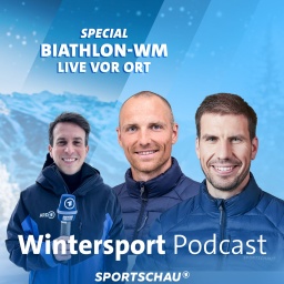 Arnd Peiffer (r.) und Erik Lesser im Wintersport-Podcast